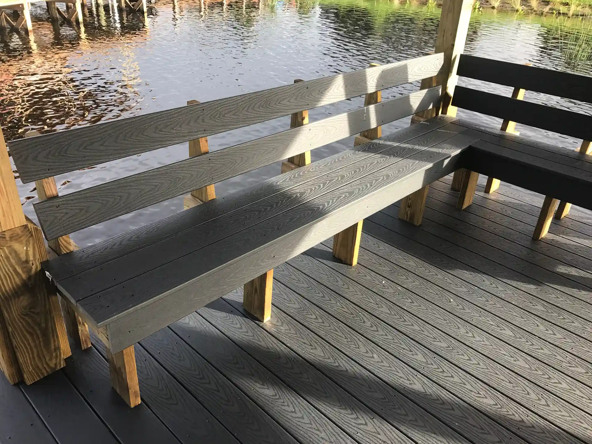 Deck & Dock Benches in Central Florida Summertime deck and docks